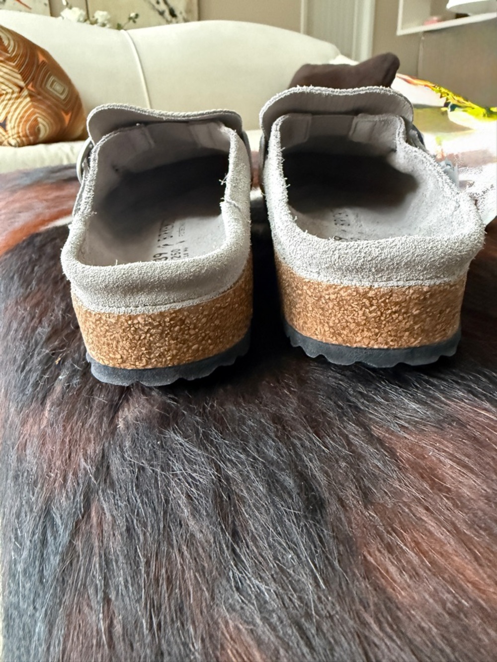 Birkenstock's Buckley Suede/Corduroy clogs - Sz 39/8.5  NWT - Picture 10 of 12